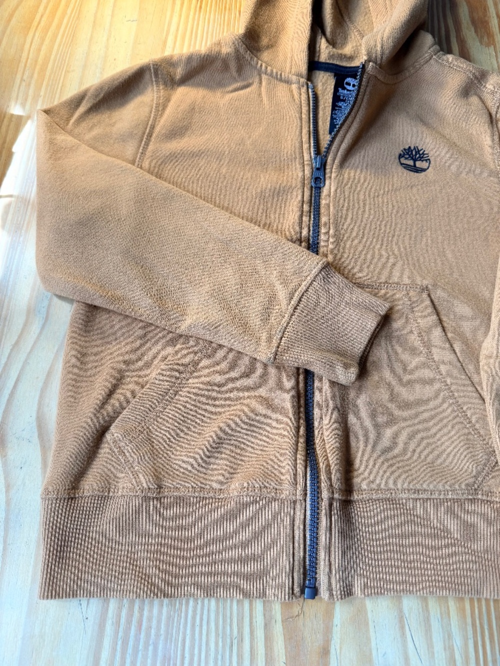 Timberland zip up hooded sweatshirt boys size S (8)